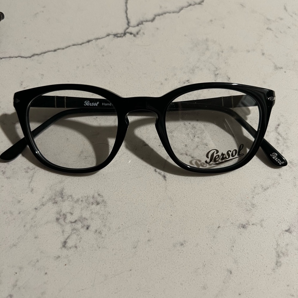 Persol PO3258V Black demo eyeglasses with case